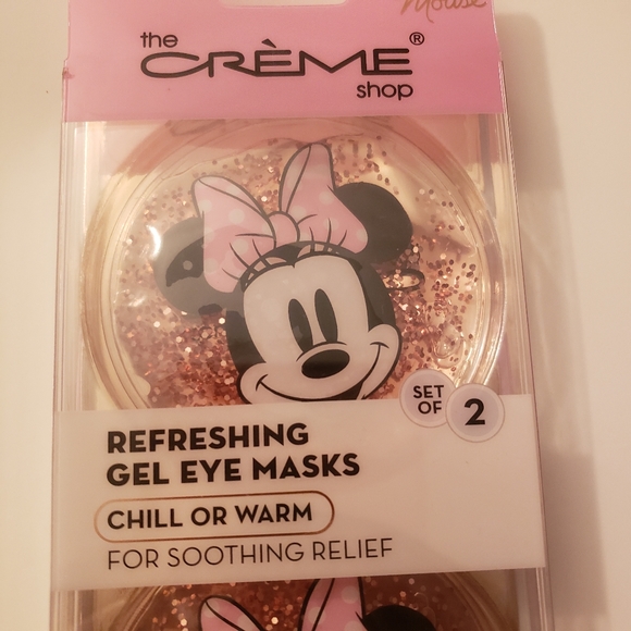 💥💥💥 2 for $16 The Creme Shop Minnie Mouse  Reusable Gel Eye Masks - Picture 2 of 4